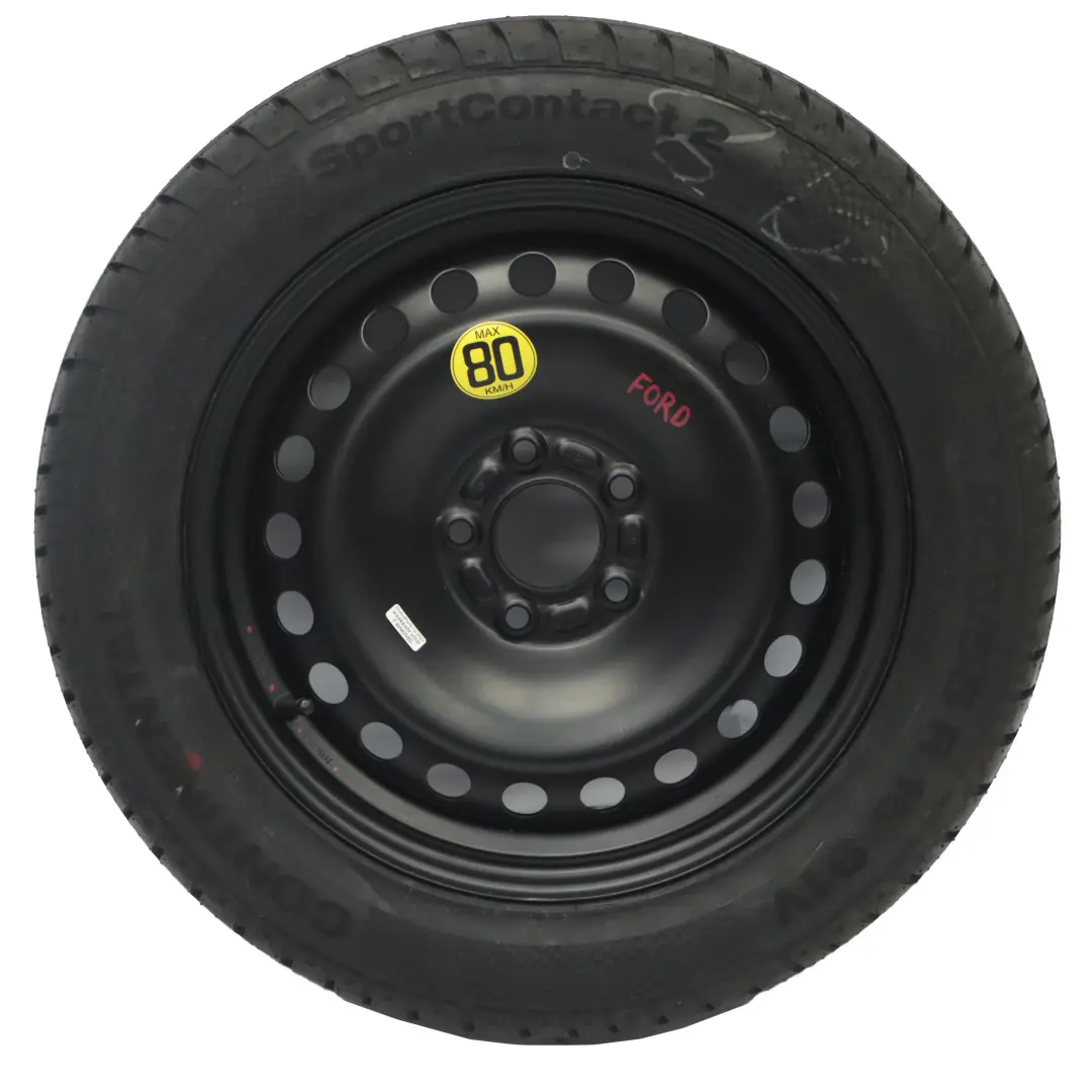 Koło zapasowe Stalowe R16 6,5J Continental 205/55 6G92DA-09132 do Ford Transit o numerze 6G92DA09132 Ford Transit Koło zapasowe Stalowe R16 6,5J Continental 205/55 6G92DA-09132 - SKU 6G92DA09132 - Numer Części 6G92DA09132