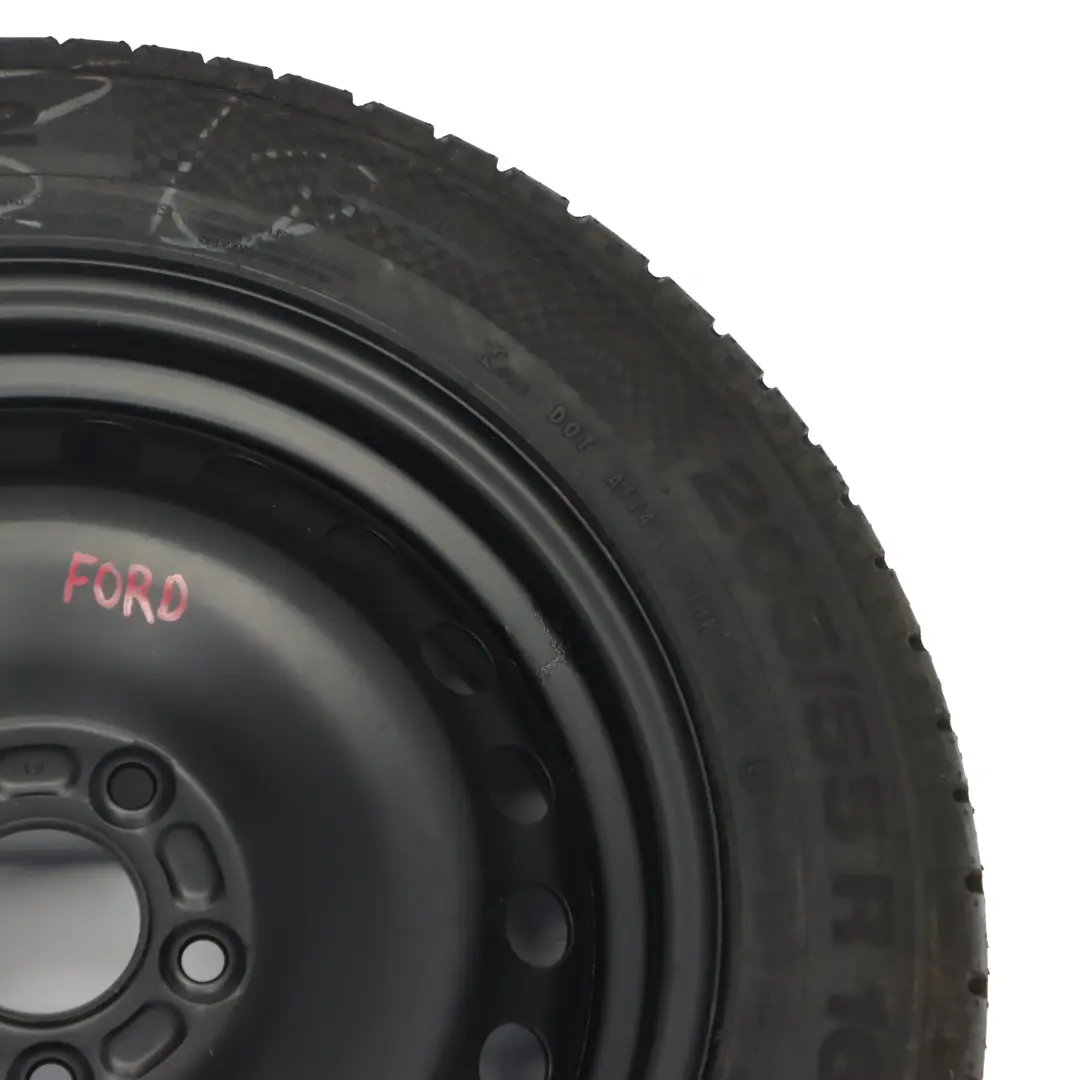  Roue secours Ford Transit Compact Steel R16 6,5J Continental 205/55 6G92DA-09132 - SKU 6G92DA09132 - Numéro de pièce 6G92DA09132