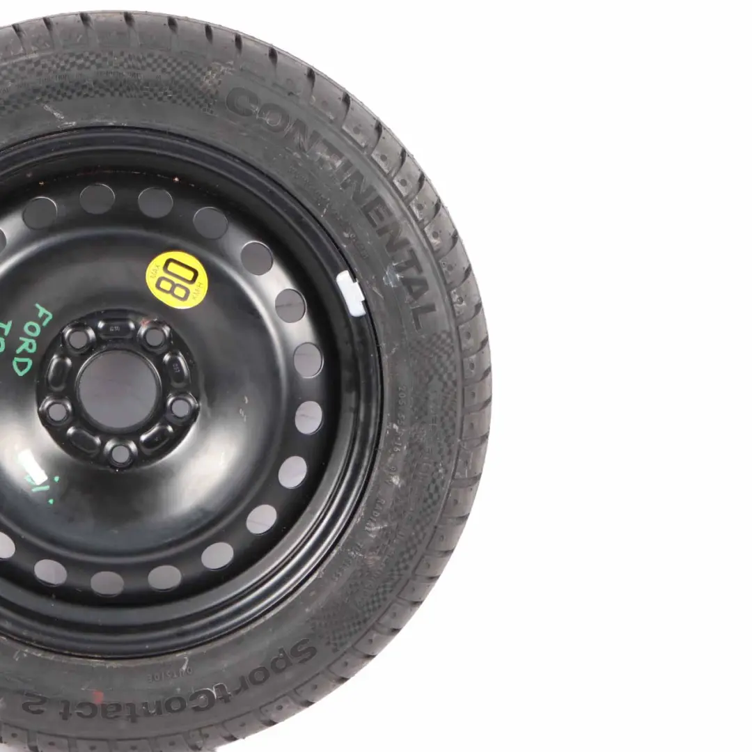 Spare Wheel Ford Transit Compact Steel R16 6,5J Continental 205/55 to with Part number 6G92DAE08073 Spare Wheel Ford Transit Compact Steel R16 6,5J Continental 205/55 - SKU 6G92DAE08073 - Part number 6G92DAE08073