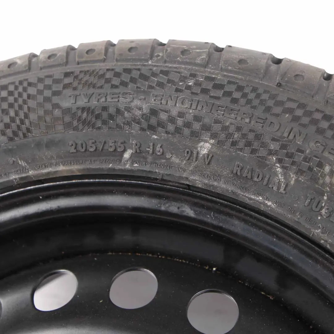 Spare Wheel Ford Transit Compact Steel R16 6,5J Continental 205/55 to with Part number 6G92DAE08073 Spare Wheel Ford Transit Compact Steel R16 6,5J Continental 205/55 - SKU 6G92DAE08073 - Part number 6G92DAE08073