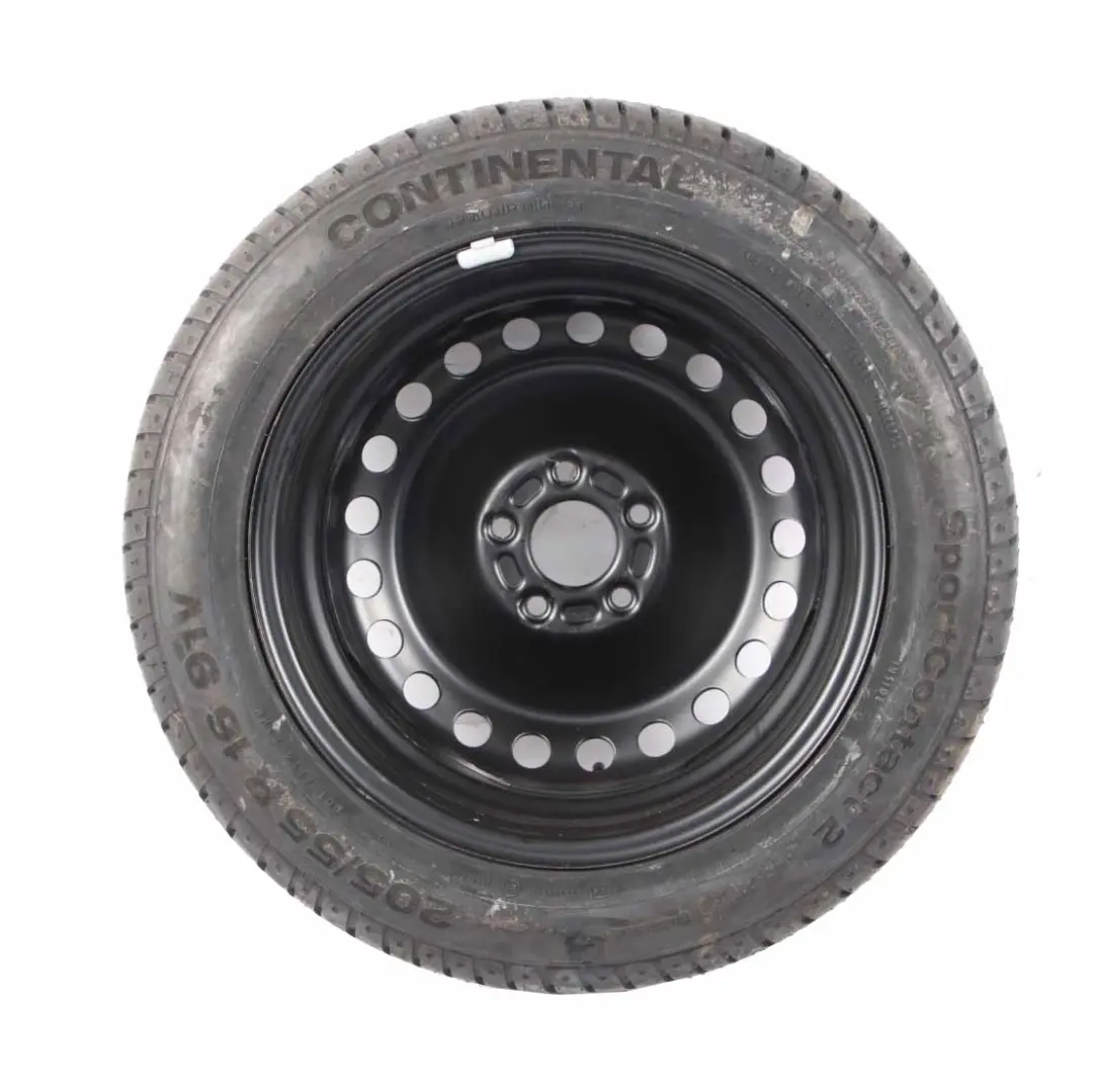  Spare Wheel Ford Transit Compact Steel R16 6,5J Continental 205/55 - SKU 6G92DAE08073 - Part number 6G92DAE08073