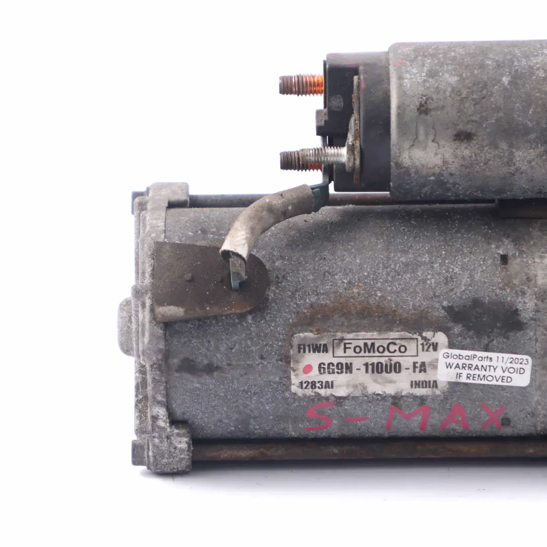 Starter Motor Ford Galaxy Mondeo S-Max TDCi Diesel Engine Starter - SKU 6G9N-11000-FA - Part number 6G9N-11000-FA