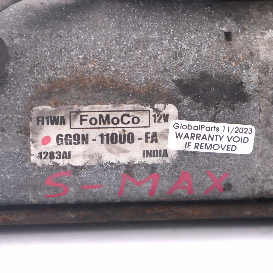  Motor de arranque Ford Galaxy Mondeo S-Max TDCi Diesel Motor - SKU 6G9N-11000-FA - Número de pieza 6G9N-11000-FA
