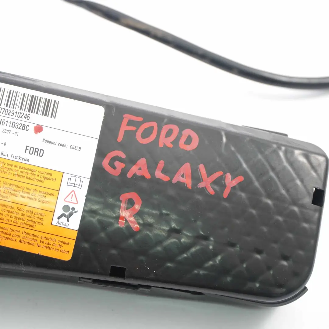 MK4 Siège Avant Droit Side Airbag pour Ford Galaxy S-Max Mondeo à propos du numéro de pièce 6G9N611D32BC Ford Galaxy S-Max Mondeo MK4 Siège Avant Droit Side Airbag - SKU 6G9N611D32BC - Numéro de pièce 6G9N611D32BC