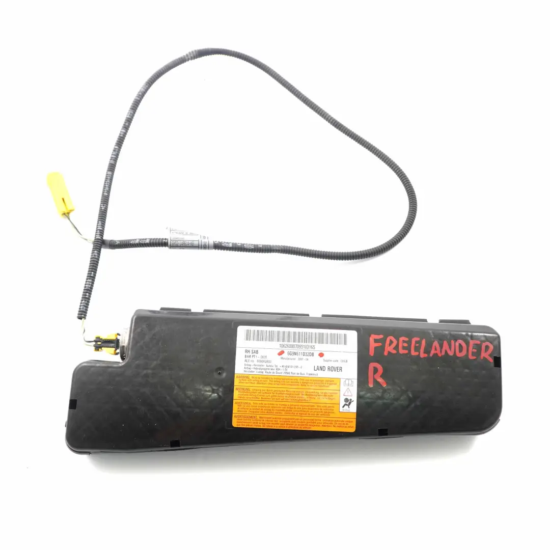 Siège Avant Droit Airbag Latéral pour Land Rover Freelander 2 à propos du numéro de pièce 6G9N611D32DB Land Rover Freelander 2 Siège Avant Droit Airbag Latéral - SKU 6G9N611D32DB - Numéro de pièce 6G9N611D32DB