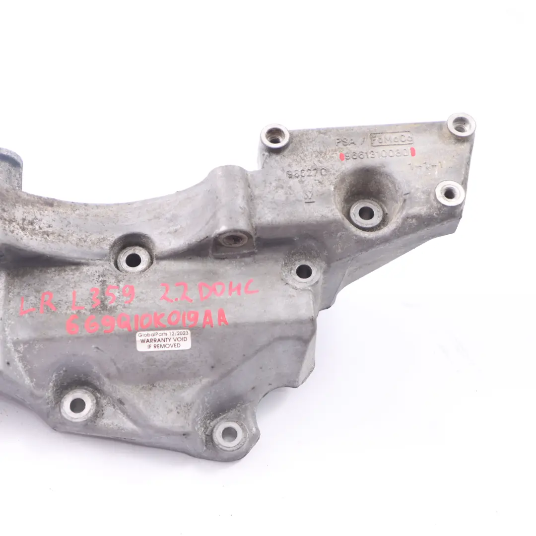 Alternator Support Bracket Mount 9661310080 to Land Rover Freelander 2 L359 2.2 with Part number 6G9Q10K019AA Land Rover Freelander 2 L359 2.2 Alternator Support Bracket Mount 9661310080 - SKU 6G9Q10K019AA - Part number 6G9Q10K019AA