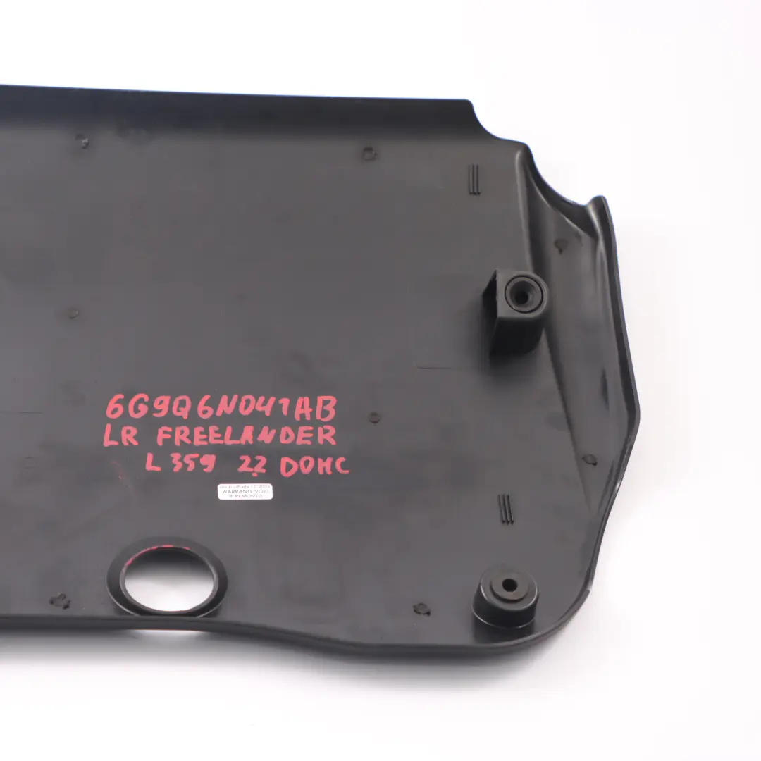 Cubierta Motor Panel para Land Rover Freelander 2 L359 2.2 TD4 Diesel con número de pieza 6G9Q6N041AB Land Rover Freelander 2 L359 2.2 TD4 Diesel Cubierta Motor Panel - SKU 6G9Q6N041AB - Número de pieza 6G9Q6N041AB