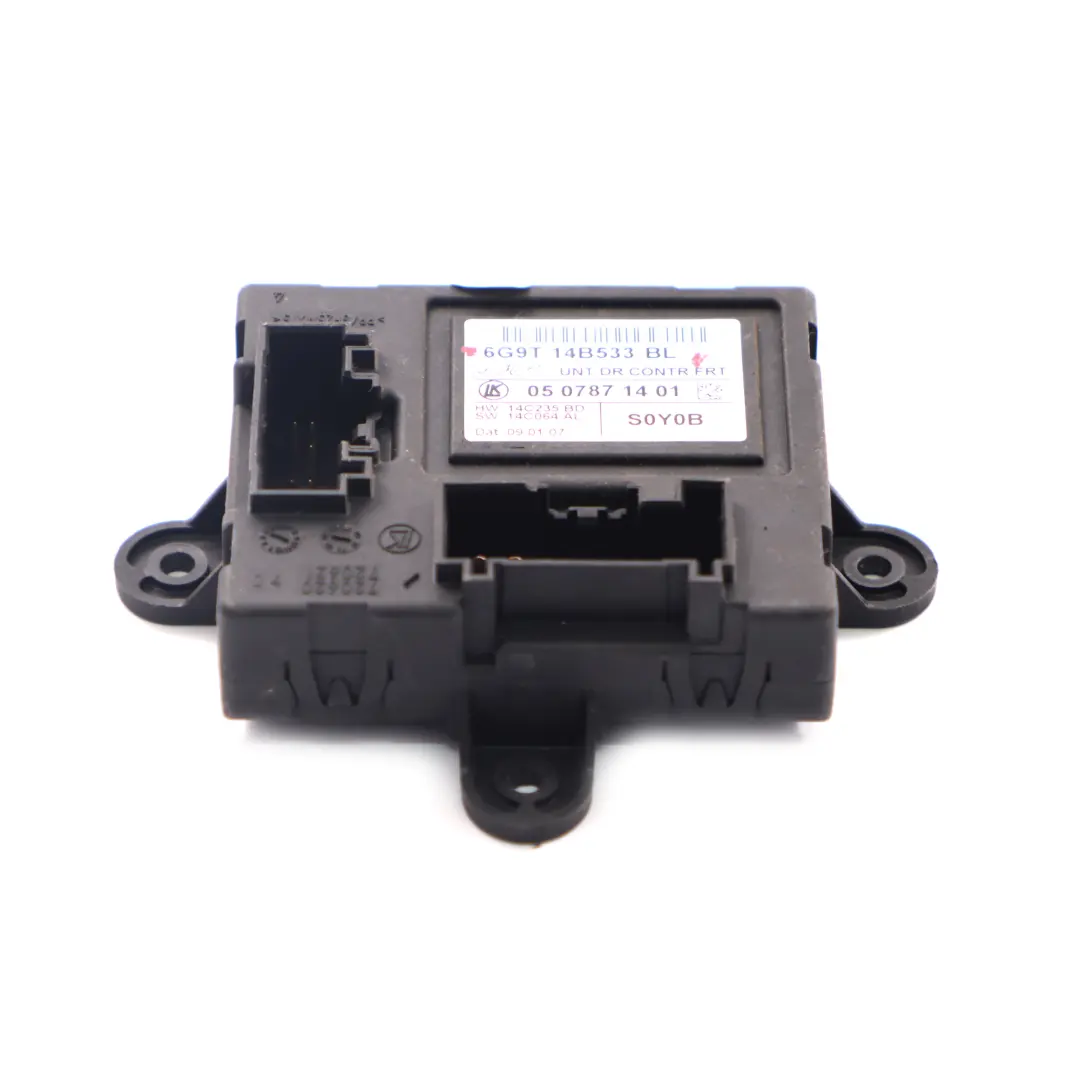 Ford Galaxy Mk3 Door Module Front Right O/S Control Unit ECU - SKU 6G9T-14B533-BL - Part number 6G9T-14B533-BL