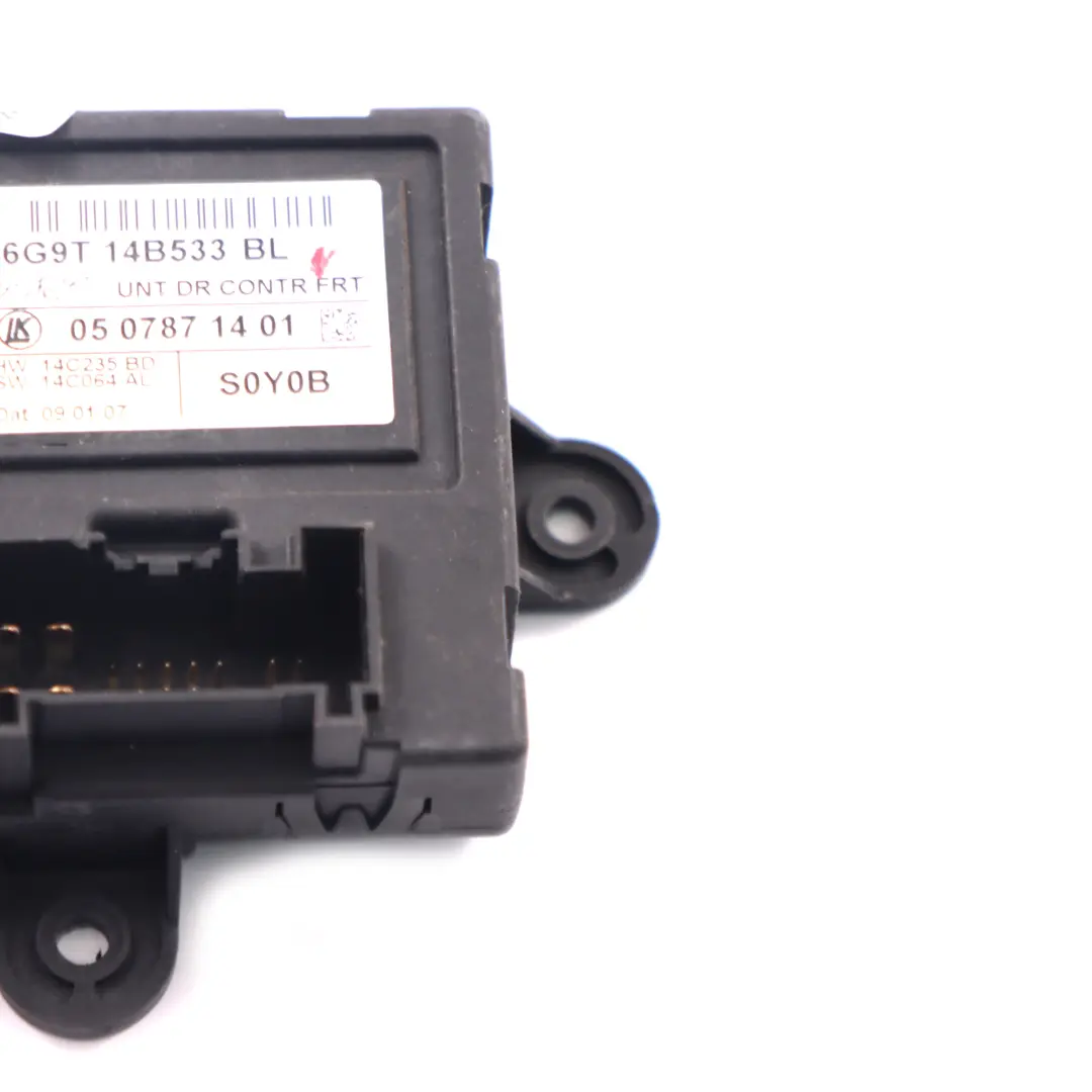 Ford Galaxy Mk3 Moduł Drzwi Prawych Przednich Sterownik ECU - SKU 6G9T-14B533-BL - Numer Części 6G9T-14B533-BL