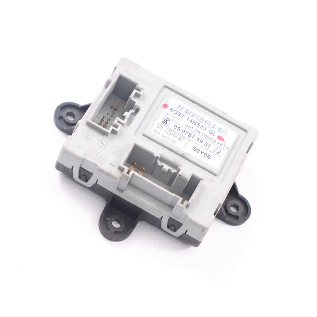 Ford Galaxy Mk3 Módulo de puerta delantera izquierda Unidad ECU - SKU 6G9T-14B533-GL - Número de pieza 6G9T-14B533-GL