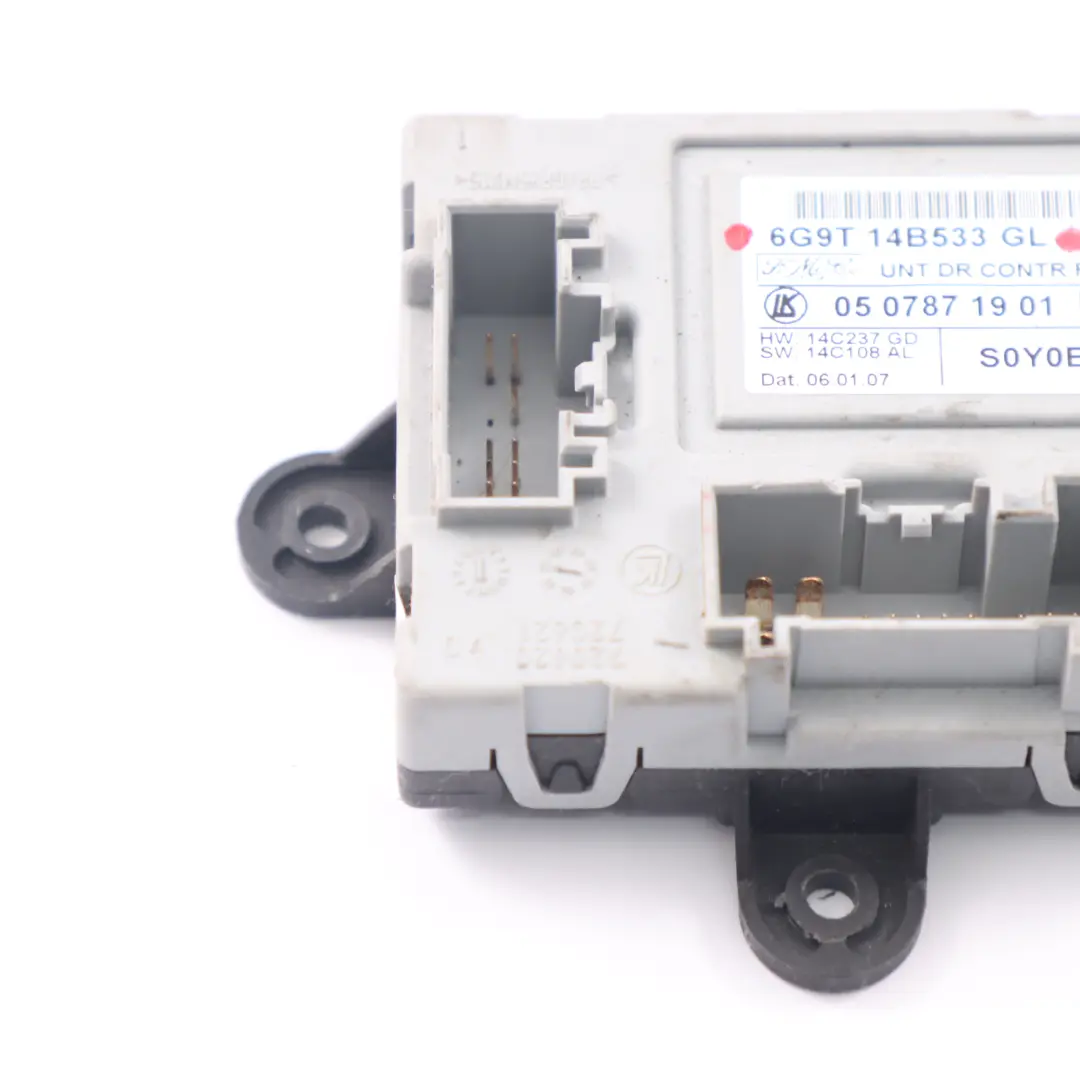 Ford Galaxy Mk3 Module de porte avant gauche ECU - SKU 6G9T-14B533-GL - Numéro de pièce 6G9T-14B533-GL
