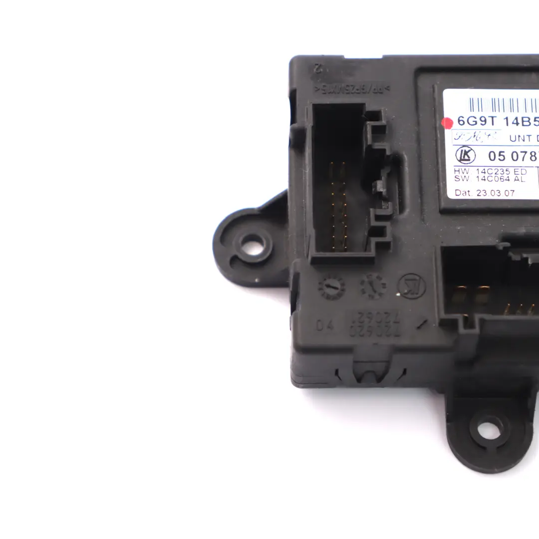  Module Land Rover Freelander 2 ECU contrôle de la serrure de porte - SKU 6G9T14B533EL - Numéro de pièce 6G9T14B533EL