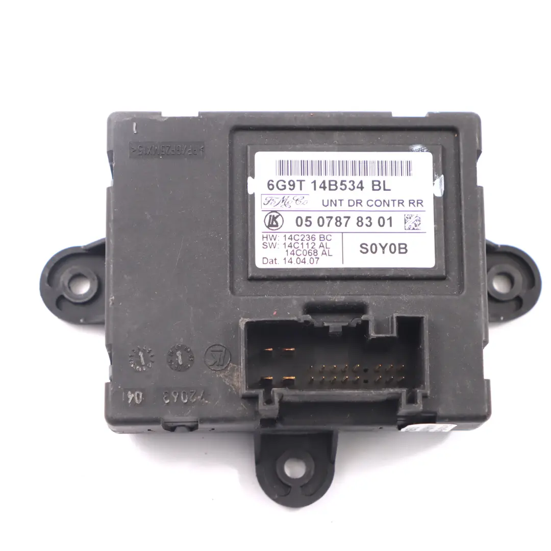 Land Rover Freelander 2 ECU Moduł Zamków Drzwi 6G9T-14B534-BL - SKU 6G9T14B534BL - Numer Części 6G9T14B534BL