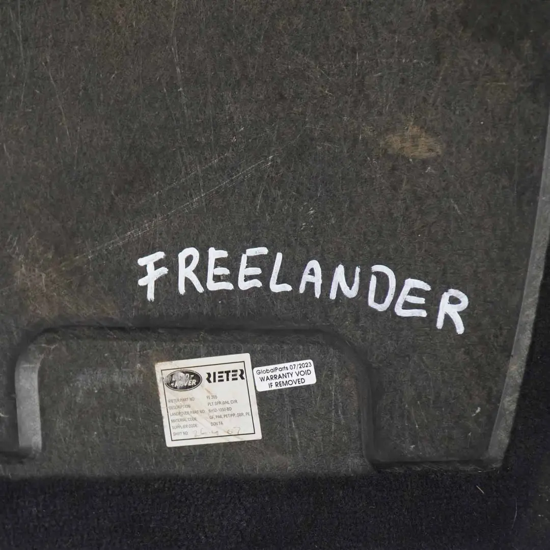 Land Rover Freelander 2 Boot Trunk Floor Liner Trim Carpet Cover - SKU 6H52-1350-BD - Part number 6H52-1350-BD