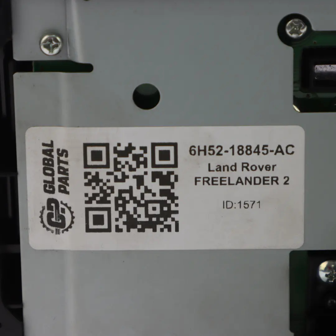 Land Rover Freelander 2 Radio CD Player Stereo Audio Head Unit 6H5218845AC - SKU 6H52-18845-AC - Part number 6H52-18845-AC