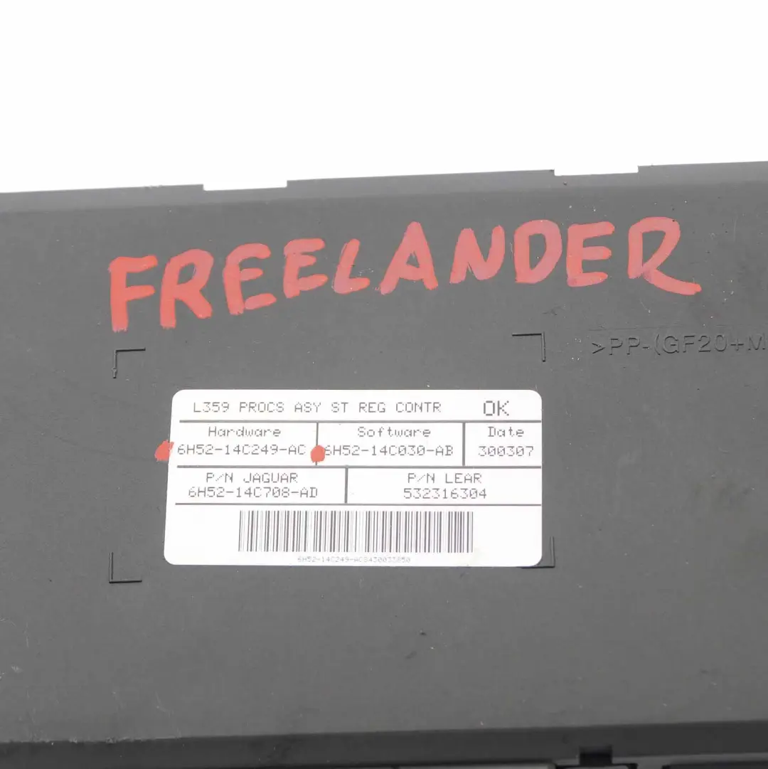 Land Rover Freelander 2 Módulo Asiento Delantero Control Memoria - SKU 6H5214C708AD - Número de pieza 6H5214C708AD