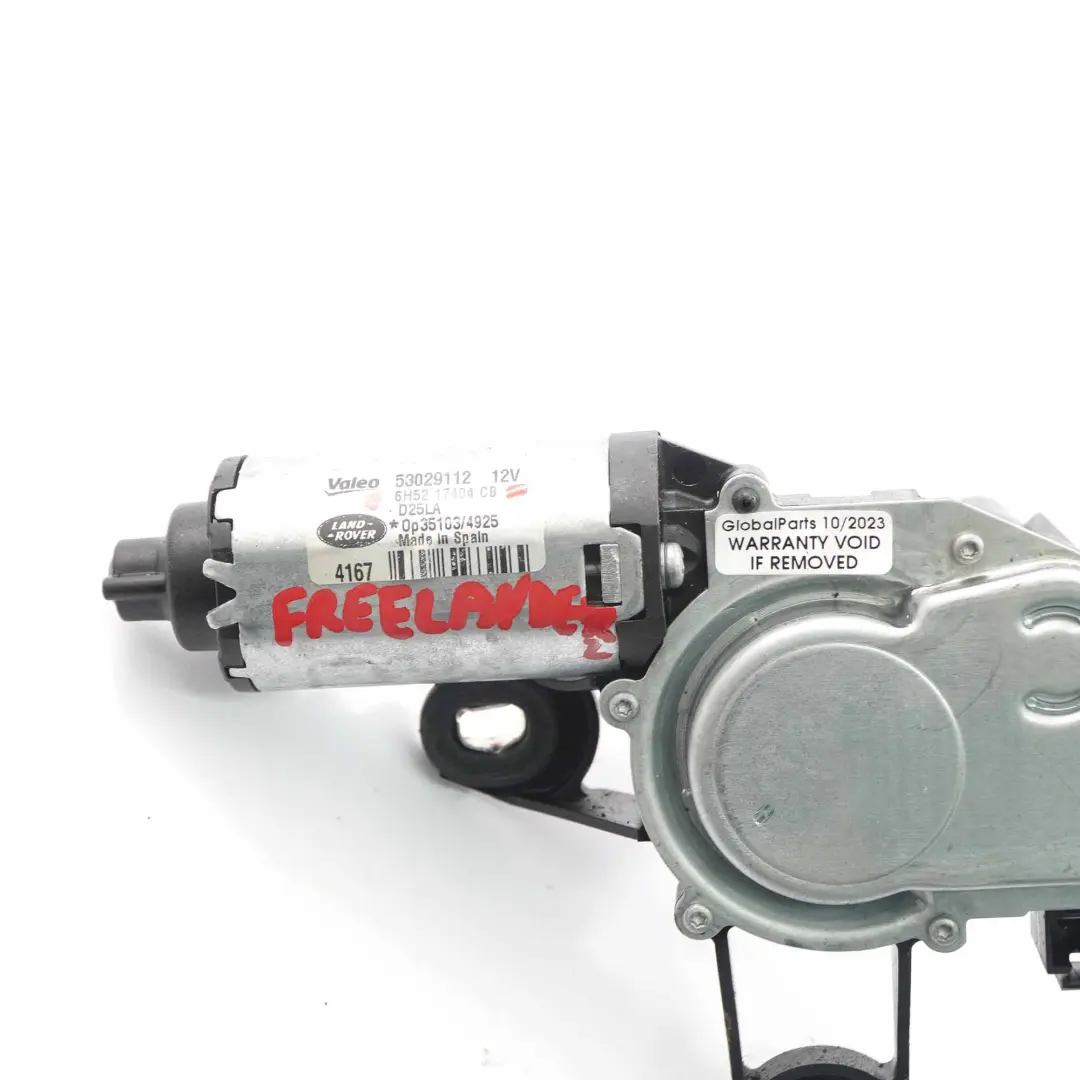 Land Rover Freelander 2 Rear Wiper Motor Window Tailgate Mechanism - SKU 6H5217404CB - Part number 6H5217404CB