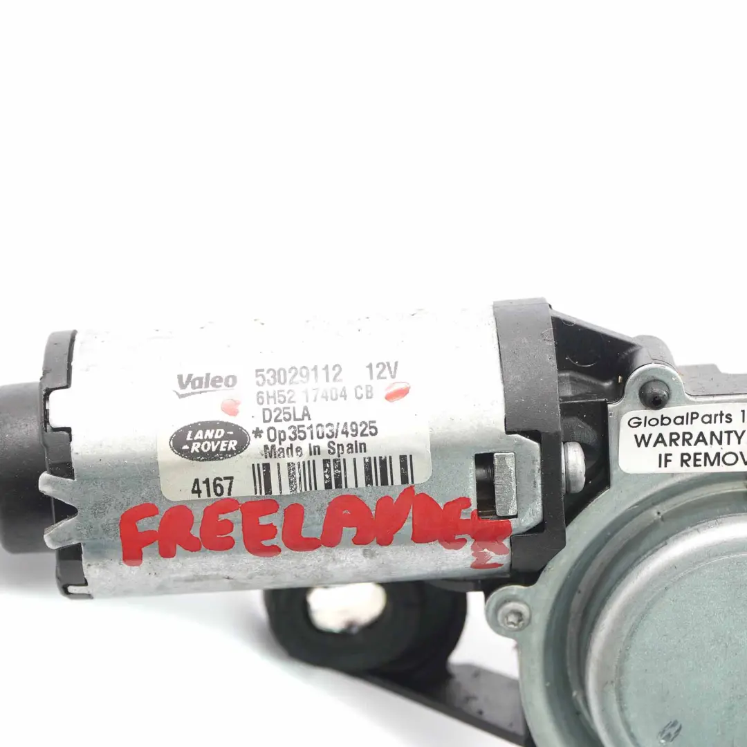 Motore tergicristallo posteriore portellone per Land Rover Freelander 2 con numero di parte 6H5217404CB Land Rover Freelander 2 Motore tergicristallo posteriore portellone - SKU 6H5217404CB - Numero di parte 6H5217404CB