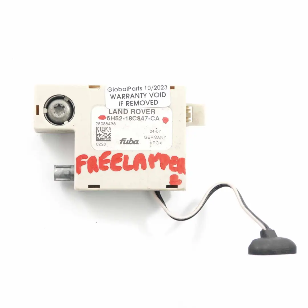 Antenna Aerial Amplifier Module Unit to Land Rover Freelander 2 with Part number 6H5218C847CA Land Rover Freelander 2 Antenna Aerial Amplifier Module Unit - SKU 6H5218C847CA - Part number 6H5218C847CA