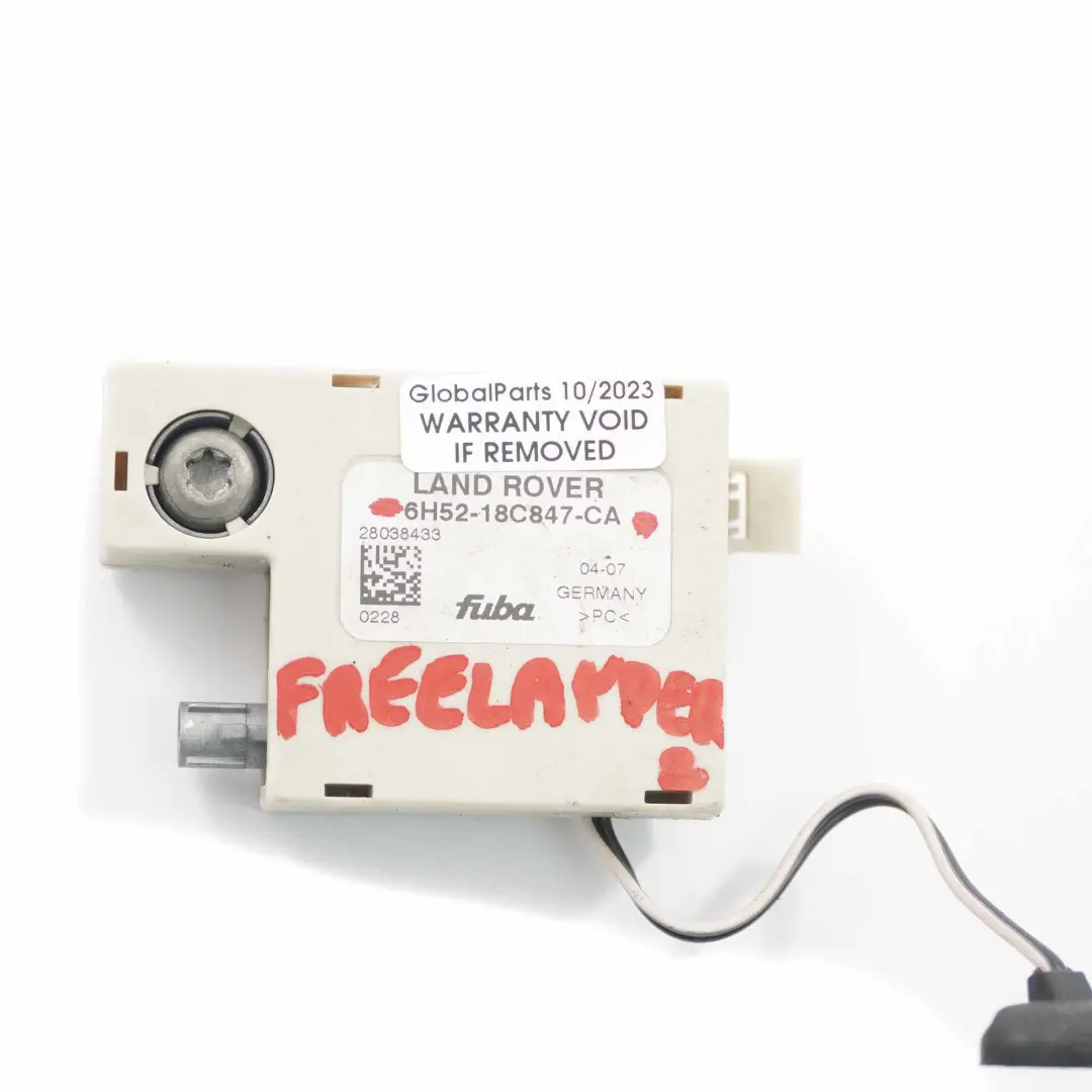 Antenna Aerial Amplifier Module Unit to Land Rover Freelander 2 with Part number 6H5218C847CA Land Rover Freelander 2 Antenna Aerial Amplifier Module Unit - SKU 6H5218C847CA - Part number 6H5218C847CA