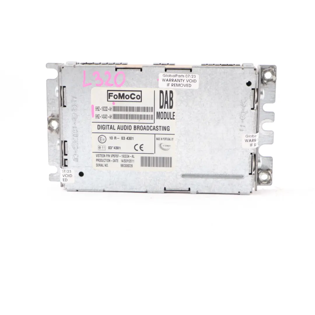 DAB Radio Control Unit Module to Land Rover Range Rover Sport with Part number 6H5219C032AH Land Rover Range Rover Sport DAB Radio Control Unit Module - SKU 6H5219C032AH - Part number 6H5219C032AH