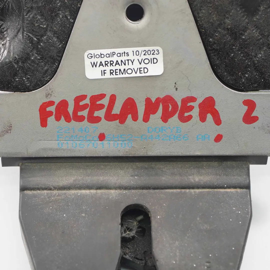 Land Rover Freelander 2 Tailgate Boot Lock Latch Rear Mechanism - SKU 6H52A442A66AA - Part number 6H52A442A66AA