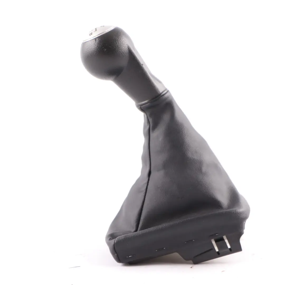 Seat Ibiza 4 6J Gear Lever Shift Knob 5-Speed Black Leather Cover - SKU 6J0711113AC - Part number 6J0711113AC