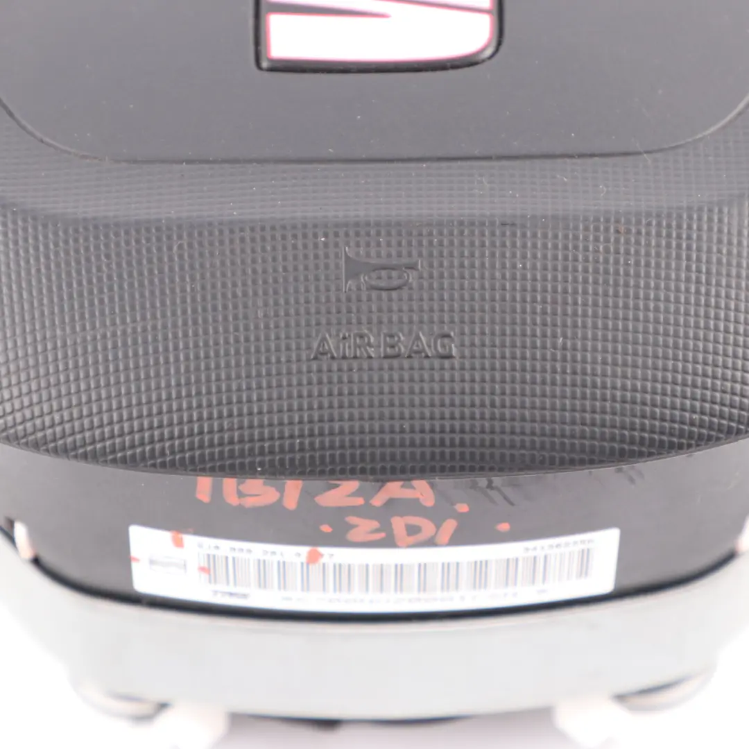 Seat Ibiza 6J Steering Wheel Air Bag Driver Module Airbag Black - SKU 6J0880201Q - Part number 6J0880201Q