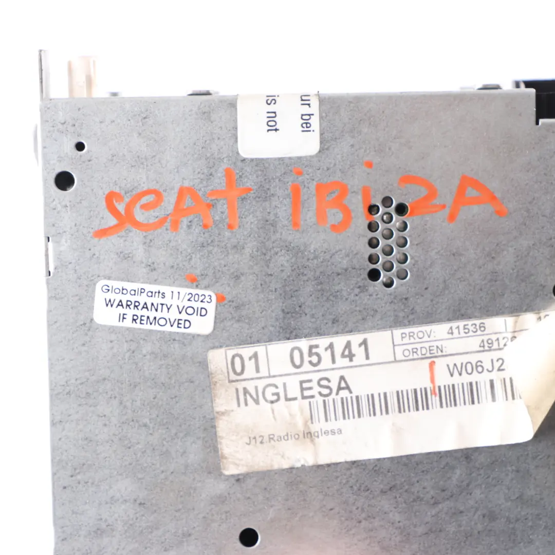 Seat Ibiza 6J Radioodtwarzacz Radio Fabryczne Odtwarzacz MP3 - SKU 6J2035153G - Numer Części 6J2035153G