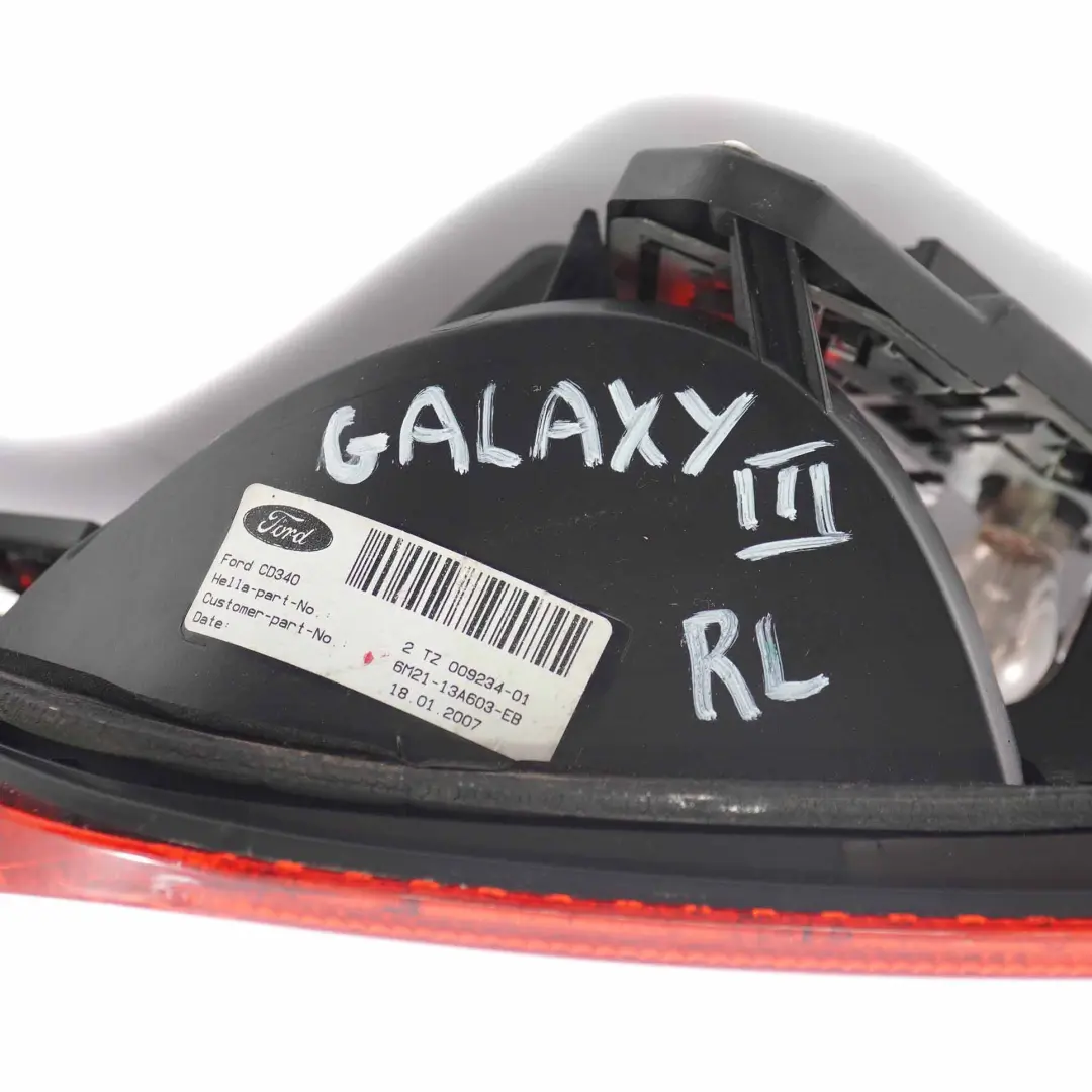 Mk3 Rear Lamp Left N/S Tail Light Side Panel to Ford Galaxy with Part number 6M21-13A603-EB Ford Galaxy Mk3 Rear Lamp Left N/S Tail Light Side Panel - SKU 6M21-13A603-EB - Part number 6M21-13A603-EB