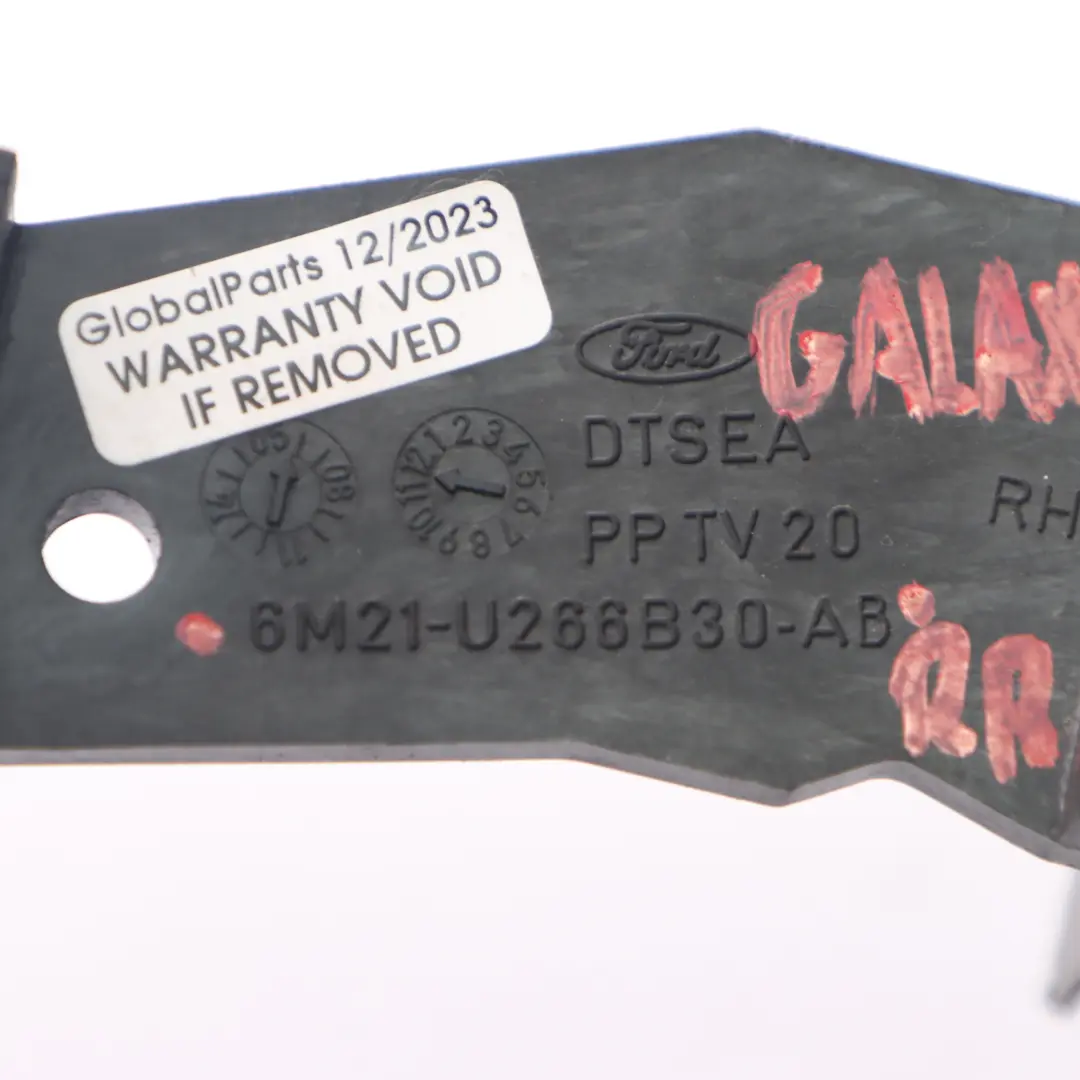 Ford Galaxy Mocowanie Wspornik Osłona Zamka Prawy Tył - SKU 6M21-U266B30-AB - Numer Części 6M21-U266B30-AB