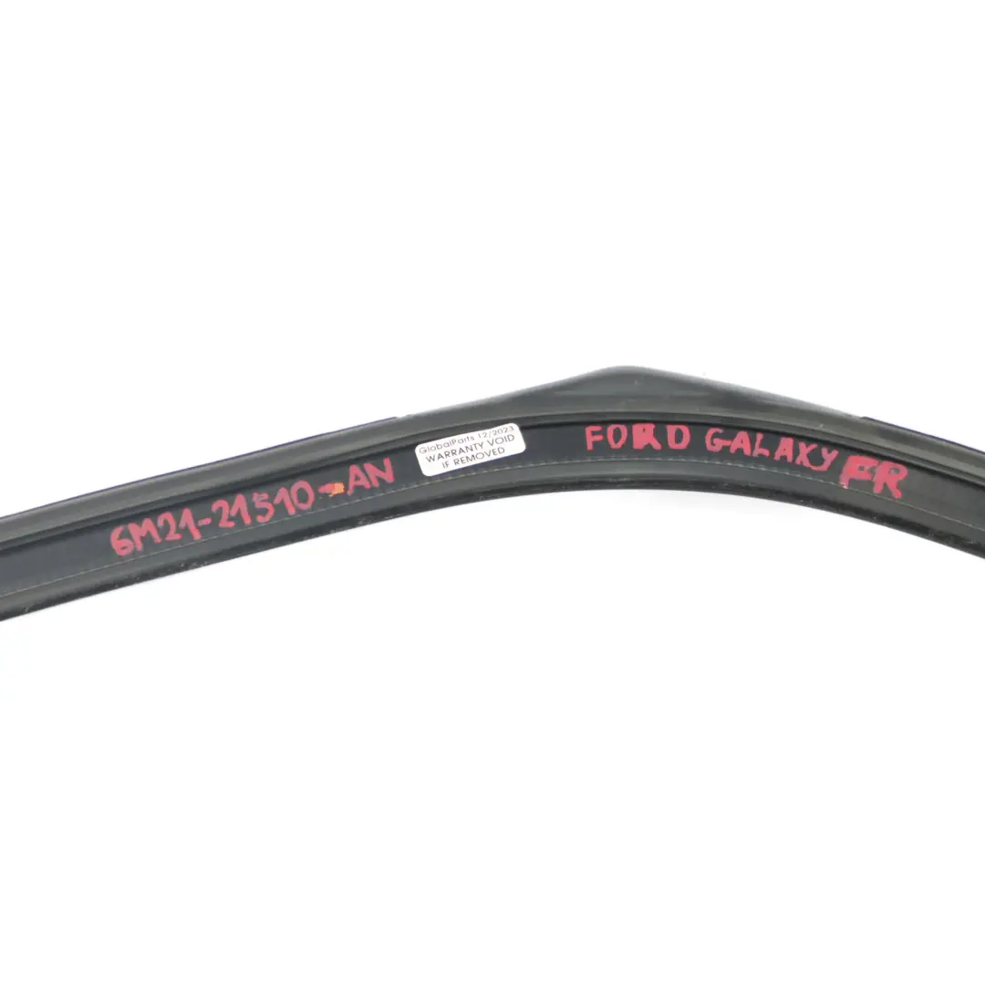 Junta de Ventana Puerta Delantera Derecha Sello de Goma 6M21U21510 para Ford Galaxy con número de pieza 6M2121510AN Ford Galaxy Junta de Ventana Puerta Delantera Derecha Sello de Goma 6M21U21510 - SKU 6M2121510AN - Número de pieza 6M2121510AN