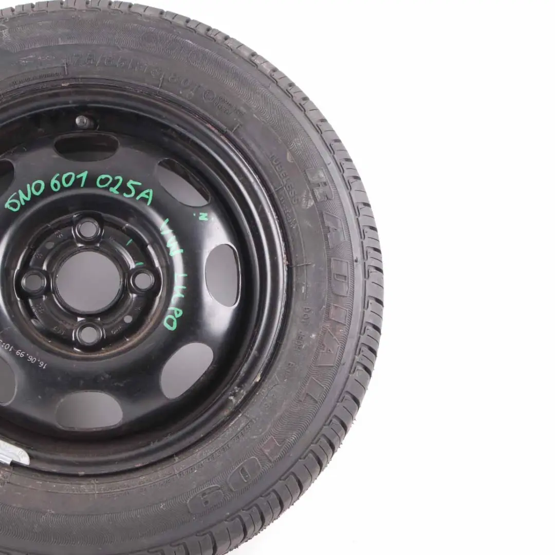  Spare Wheel VW Lupo Seat Arosa Wheel Steel R13 5,5J Imperial 175/65 - SKU 6N0601025A - Part number 6N0601025A