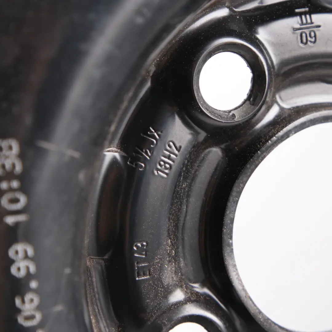 Ruota scorta Audi A4 B7 compatta acciaio R17 4J Continental 125/80 8E0601027C per con numero di parte 6N0601025A Ruota scorta Audi A4 B7 compatta acciaio R17 4J Continental 125/80 8E0601027C - SKU 6N0601025A - Numero di parte 6N0601025A