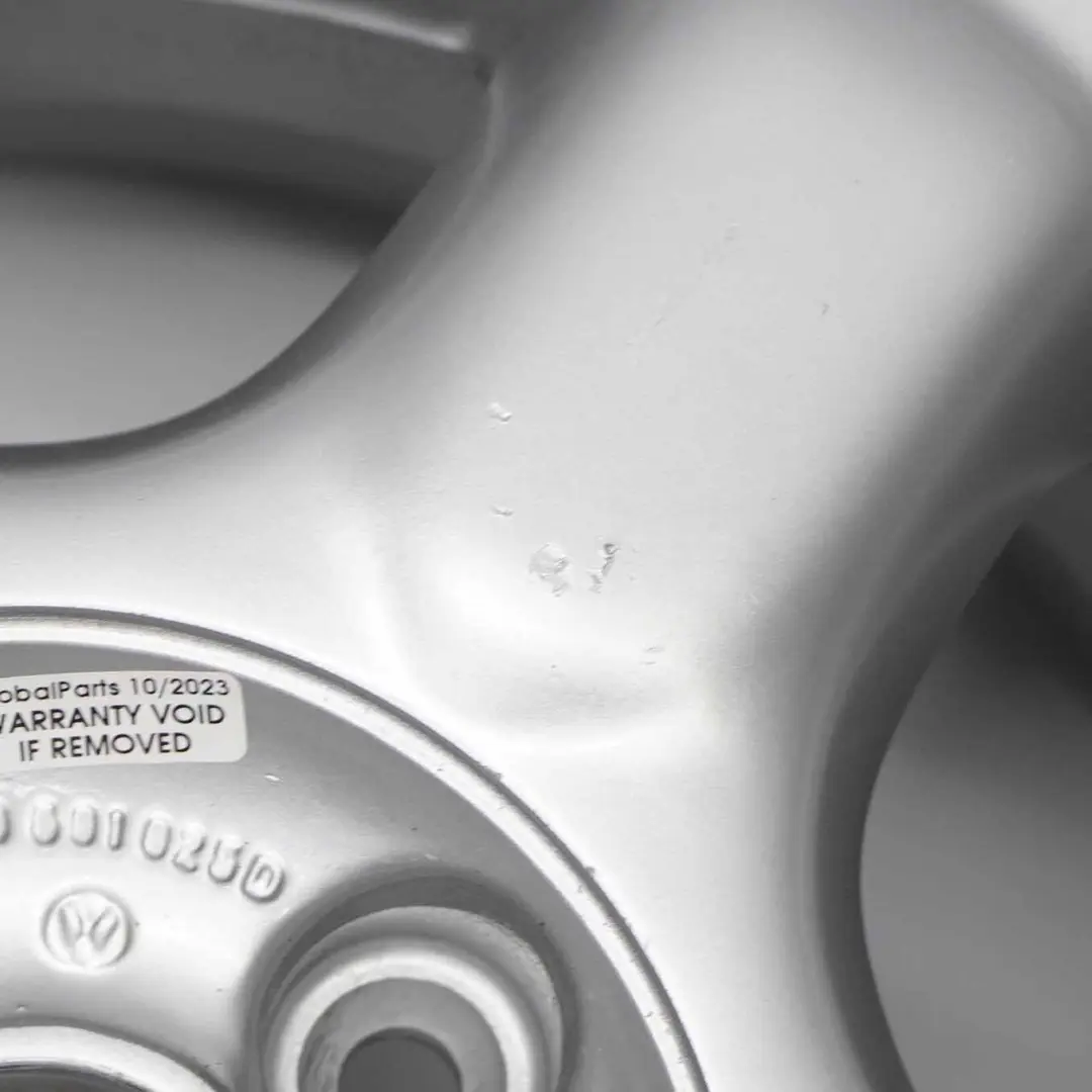 VW Volkswagen Polo 6N Silver Wheel Alloy Rim 14" ET:43 6J - SKU 6N0601025D-2 - Part number 6N0601025D