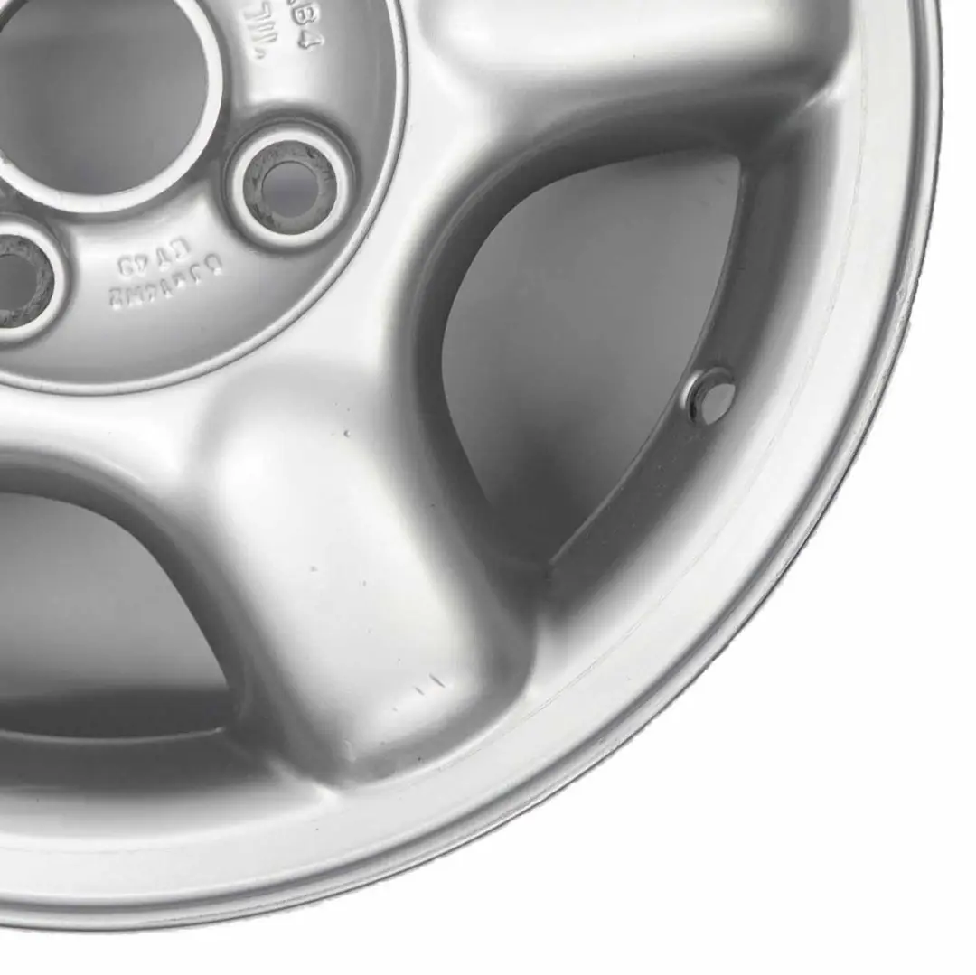 VW Volkswagen Polo 6N Silver Wheel Alloy Rim 14" ET:43 6J - SKU 6N0601025D-2 - Part number 6N0601025D