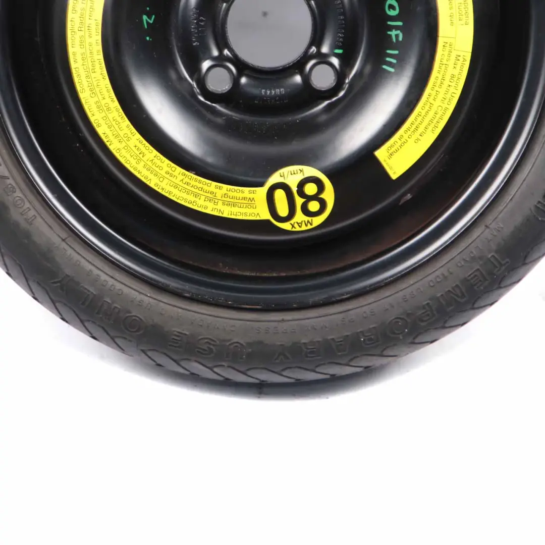  Rueda Repuesto VW Lupo Seat Arosa Llanta Acero R13 5,5J Firestone 105/70 - SKU 6N0601025G - Número de pieza 6N0601025G