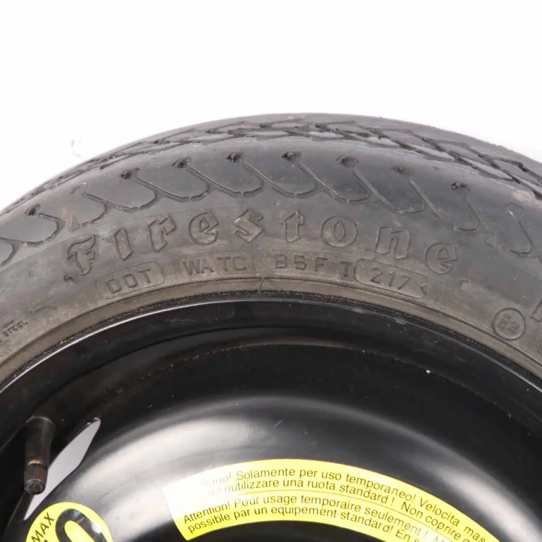  Rueda Repuesto VW Lupo Seat Arosa Llanta Acero R13 5,5J Firestone 105/70 - SKU 6N0601025G - Número de pieza 6N0601025G