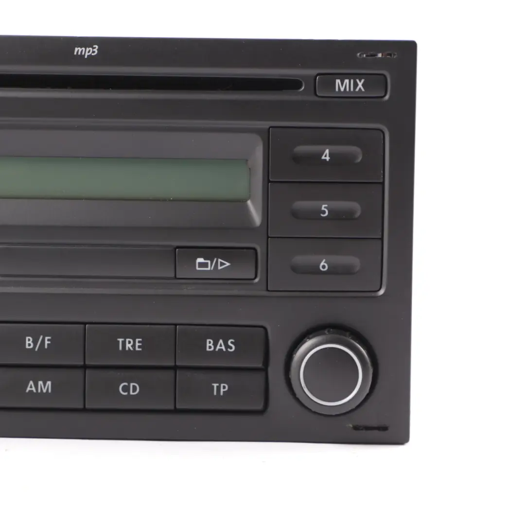 Radio CD Player VW Volkswagen Polo 9N Head Unit Audio Player to with Part number 6Q0035152E Radio CD Player VW Volkswagen Polo 9N Head Unit Audio Player - SKU 6Q0035152E - Part number 6Q0035152E