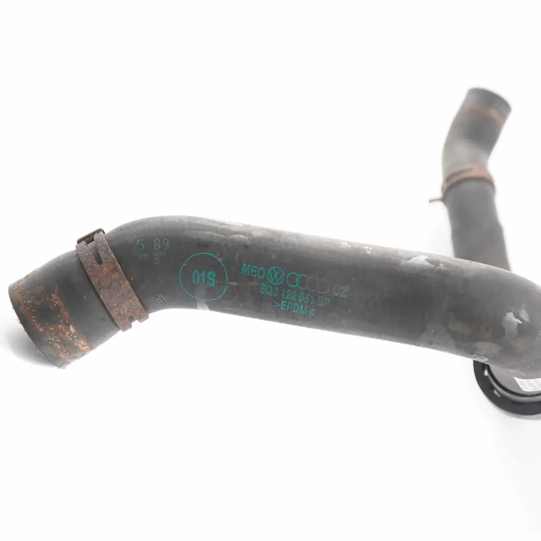 Volkswagen VW Polo 9N 1.2 Water Hose Radiator Coolant Pipe Line - SKU 6Q0122051BP - Part number 6Q0122051BP