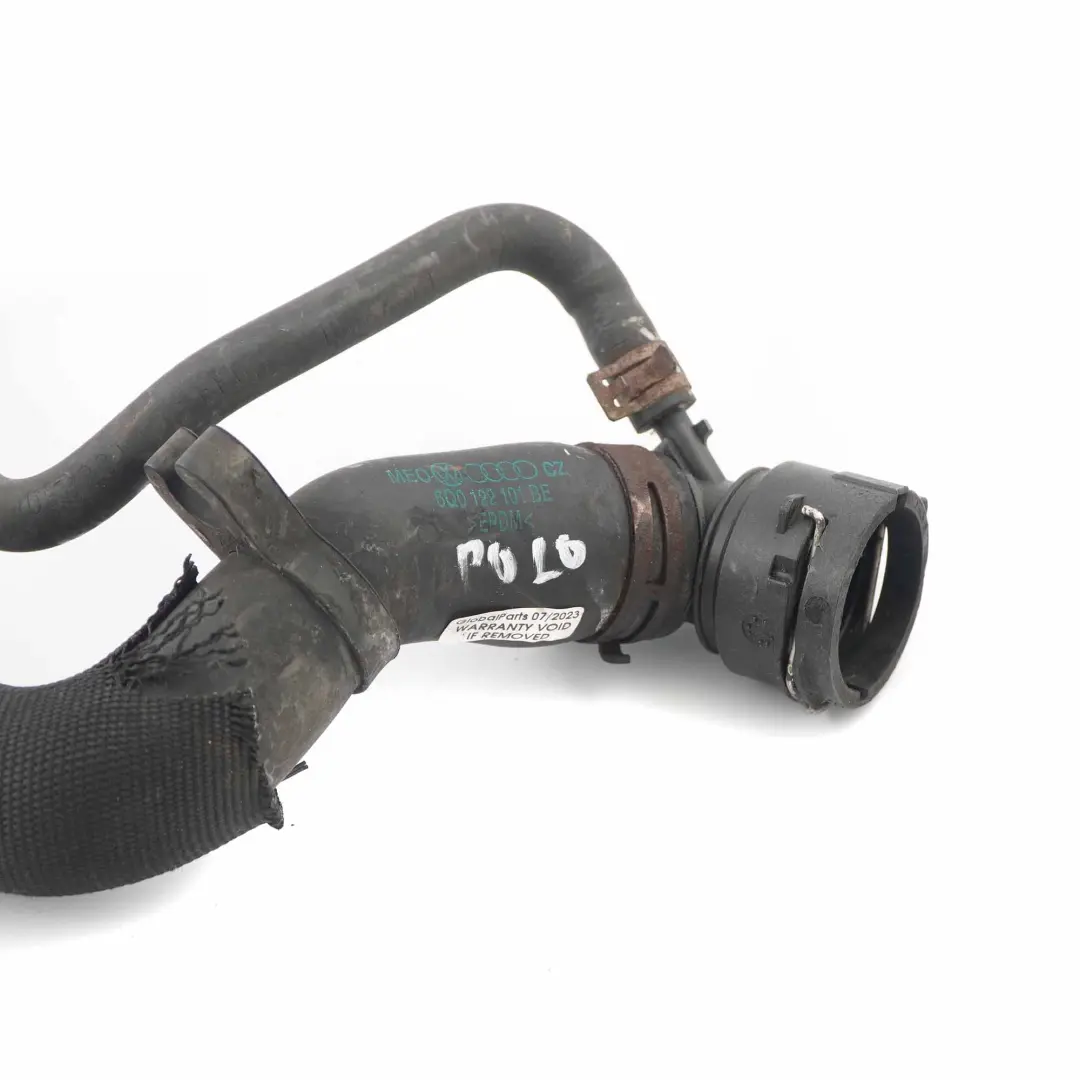 Volkswagen VW Polo 1.2 Water Hose Cooling Coolant Pipe Line - SKU 6Q0122101BE - Part number 6Q0122101BE