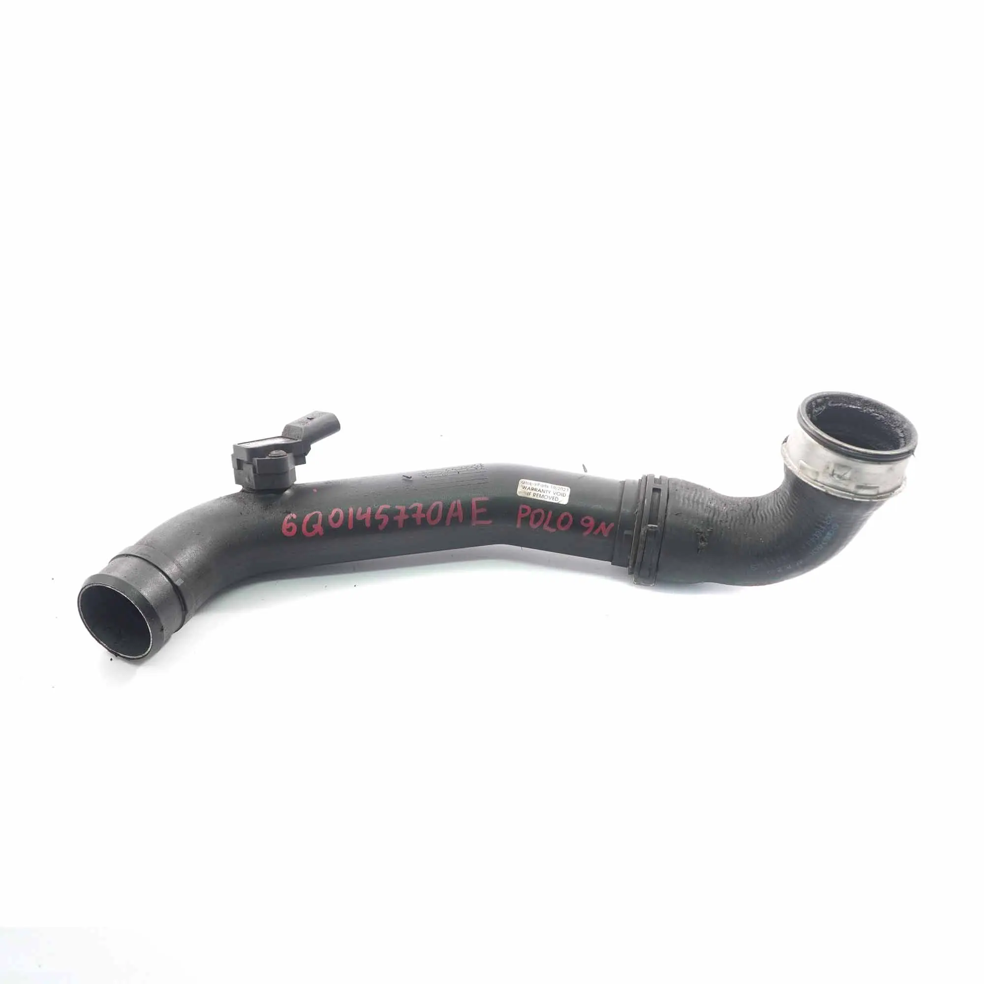 VW Volkswagen Polo 4 9N 1.4 TDI Intercooler Air Intake Hose Pipe 6Q0145770AE