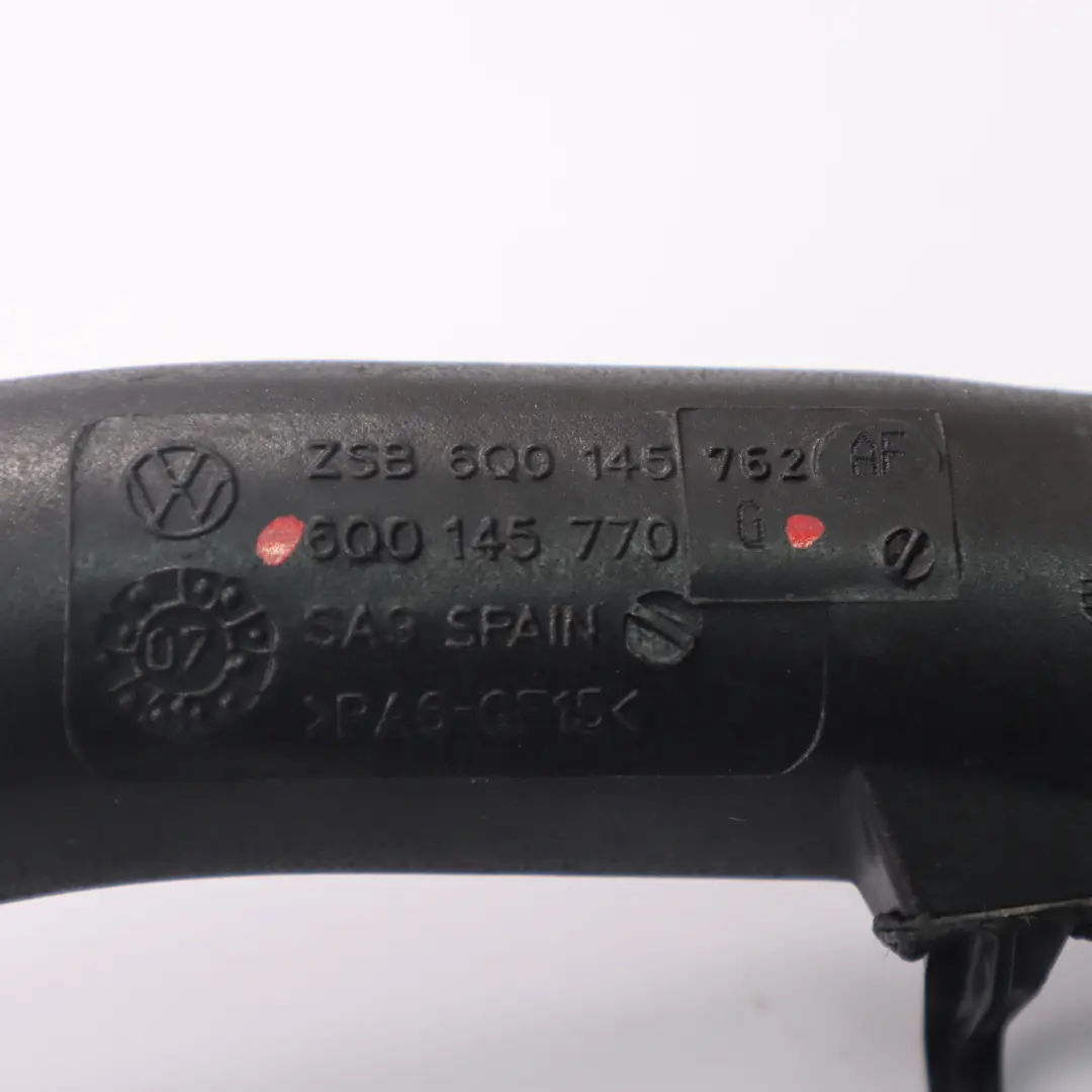 MK4 9N3 1.4 1.9TDI Ladeluftkühler Turboladerrohr für VW Polo mit Teilenummer 6Q0145770G VW Polo MK4 9N3 1.4 1.9TDI Ladeluftkühler Turboladerrohr - SKU 6Q0145770G - Teilenummer 6Q0145770G