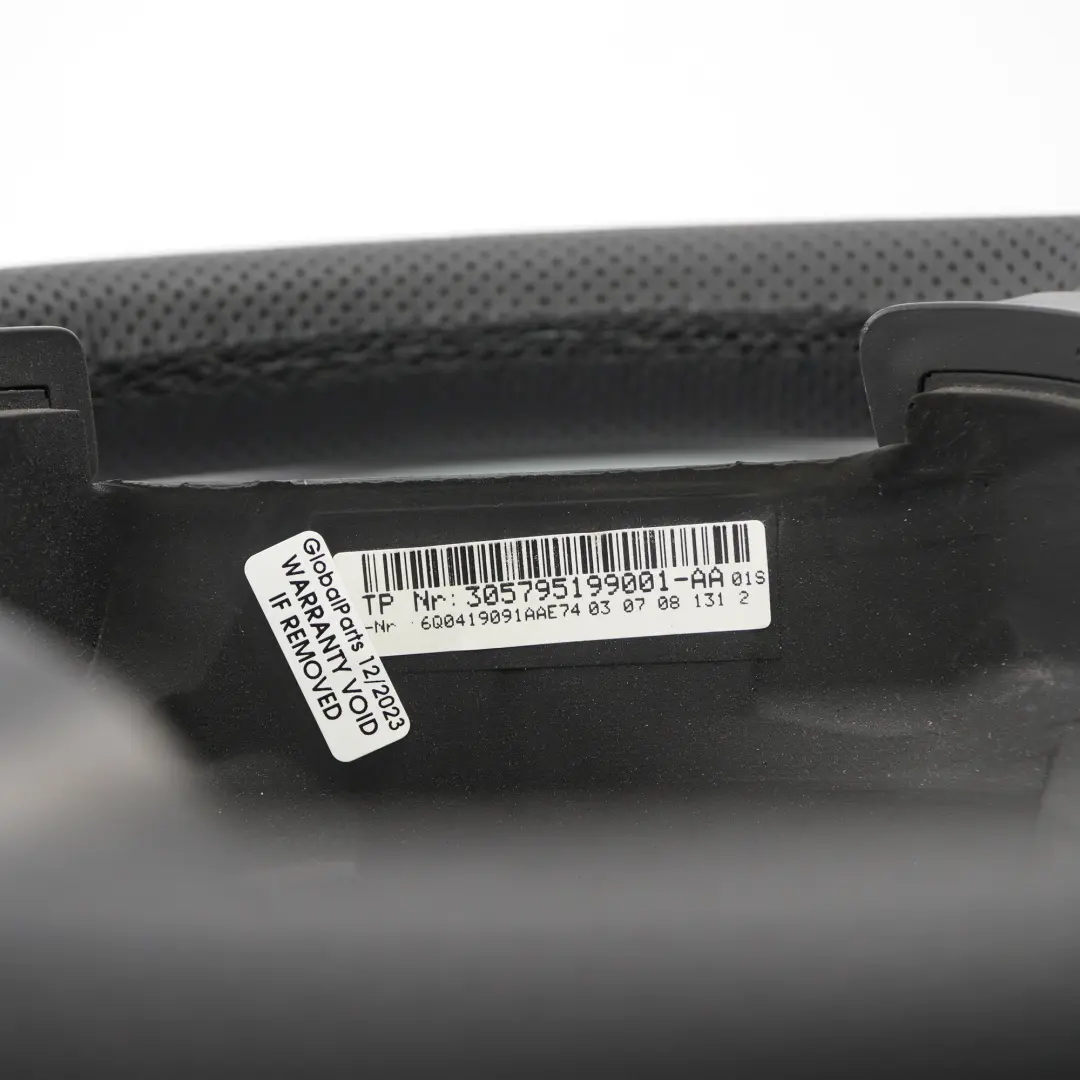 VW Volkswagen Polo IV 9N NOUVEAU Volant en cuir noir - SKU 6Q0419091-1 - Numéro de pièce 6Q0419091