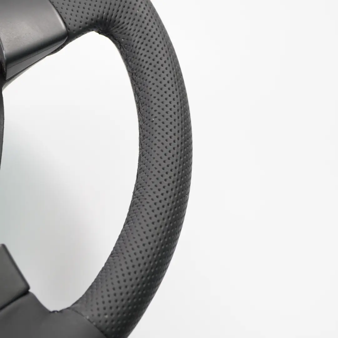 VW Volkswagen Polo IV 9N NEW Black Leather Steering Wheel - SKU 6Q0419091-1 - Part number 6Q0419091