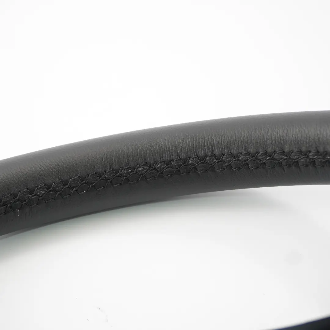 VW Volkswagen Polo IV 9N NEW Black Leather Steering Wheel - SKU 6Q0419091AA-1 - Part number 6Q0419091AA