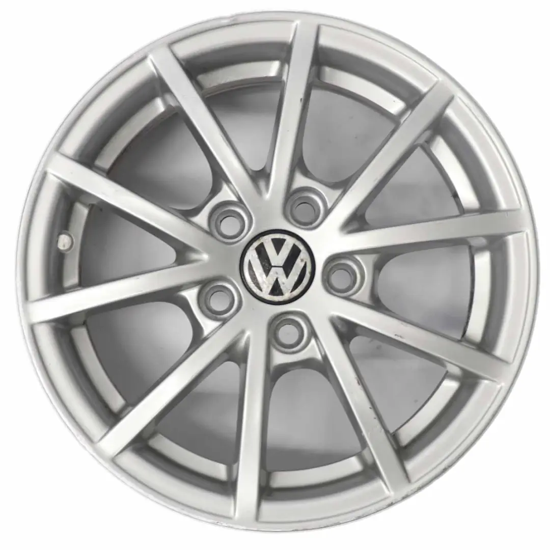 Alloy Rim 14" ET:35 5J to VW Volkswagen Polo 9N Silver Wheel with Part number 6Q0601025AC VW Volkswagen Polo 9N Silver Wheel Alloy Rim 14" ET:35 5J - SKU 6Q0601025AC-2 - Part number 6Q0601025AC