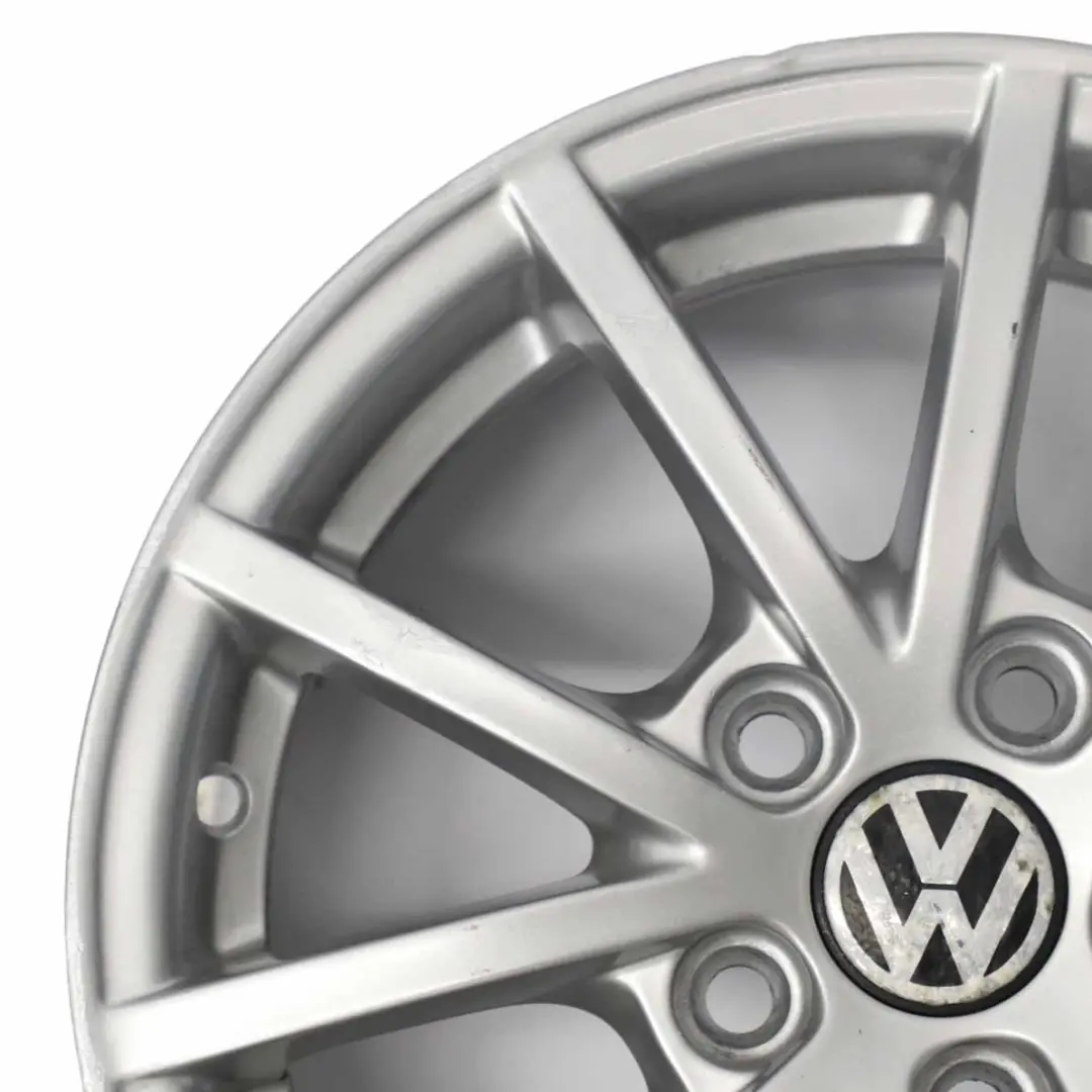 Alloy Rim 14" ET:35 5J to VW Volkswagen Polo 9N Silver Wheel with Part number 6Q0601025AC VW Volkswagen Polo 9N Silver Wheel Alloy Rim 14" ET:35 5J - SKU 6Q0601025AC-2 - Part number 6Q0601025AC