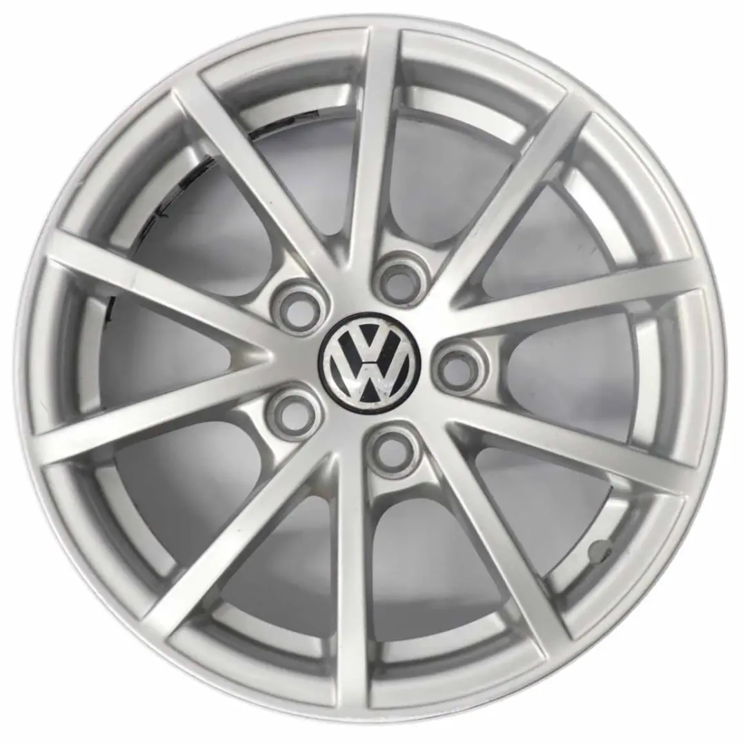 Alloy Rim 14" ET:35 5J to VW Volkswagen Polo 9N Silver Wheel with Part number 6Q0601025AC VW Volkswagen Polo 9N Silver Wheel Alloy Rim 14" ET:35 5J - SKU 6Q0601025AC-3 - Part number 6Q0601025AC