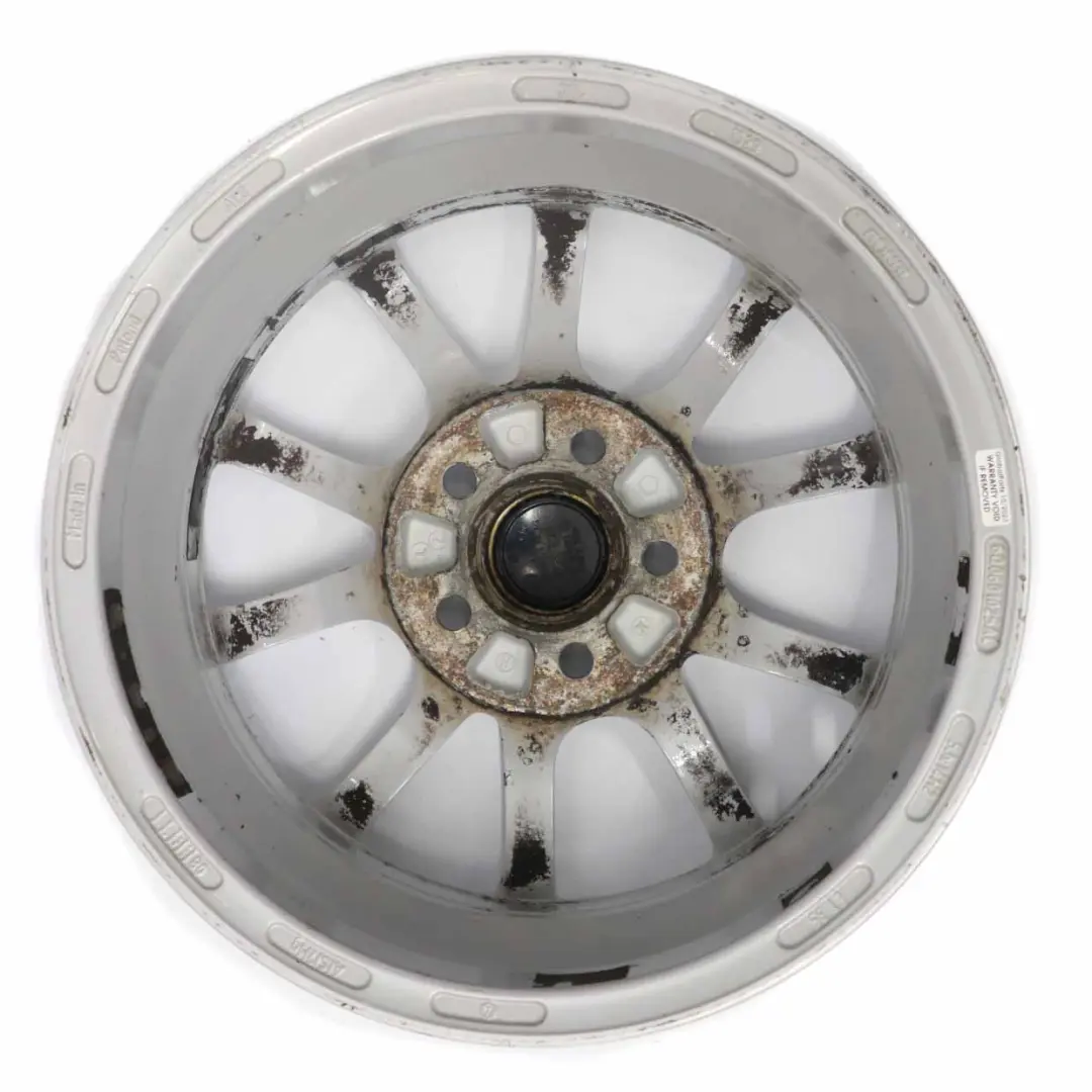 Alloy Rim 14" ET:35 5J to VW Volkswagen Polo 9N Silver Wheel with Part number 6Q0601025AC VW Volkswagen Polo 9N Silver Wheel Alloy Rim 14" ET:35 5J - SKU 6Q0601025AC-3 - Part number 6Q0601025AC